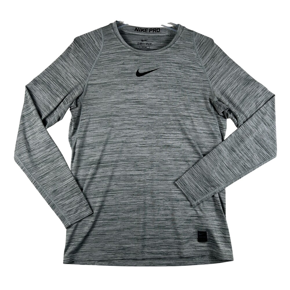 Nike Pro Dri-FIT Shirt Mens Medium Fitted Long Sleeve Training Top 922181-382